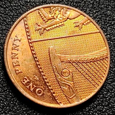 泉币菌-第105场-精品福利场 - 老年女王头像 狮腿 英国1便士 铜币 20mm