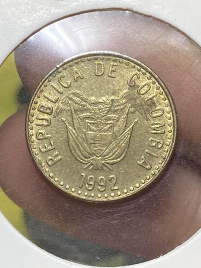 2025年第八十三场(总第一百零九场）外国好品散币(免佣金) - 哥伦比亚🇨🇴1992年5比索(66边珠版)