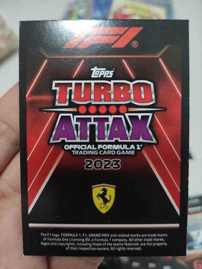 卡迷第5期，清仓 Topps 2023F1方程式塞车卡 黑卡 一贴