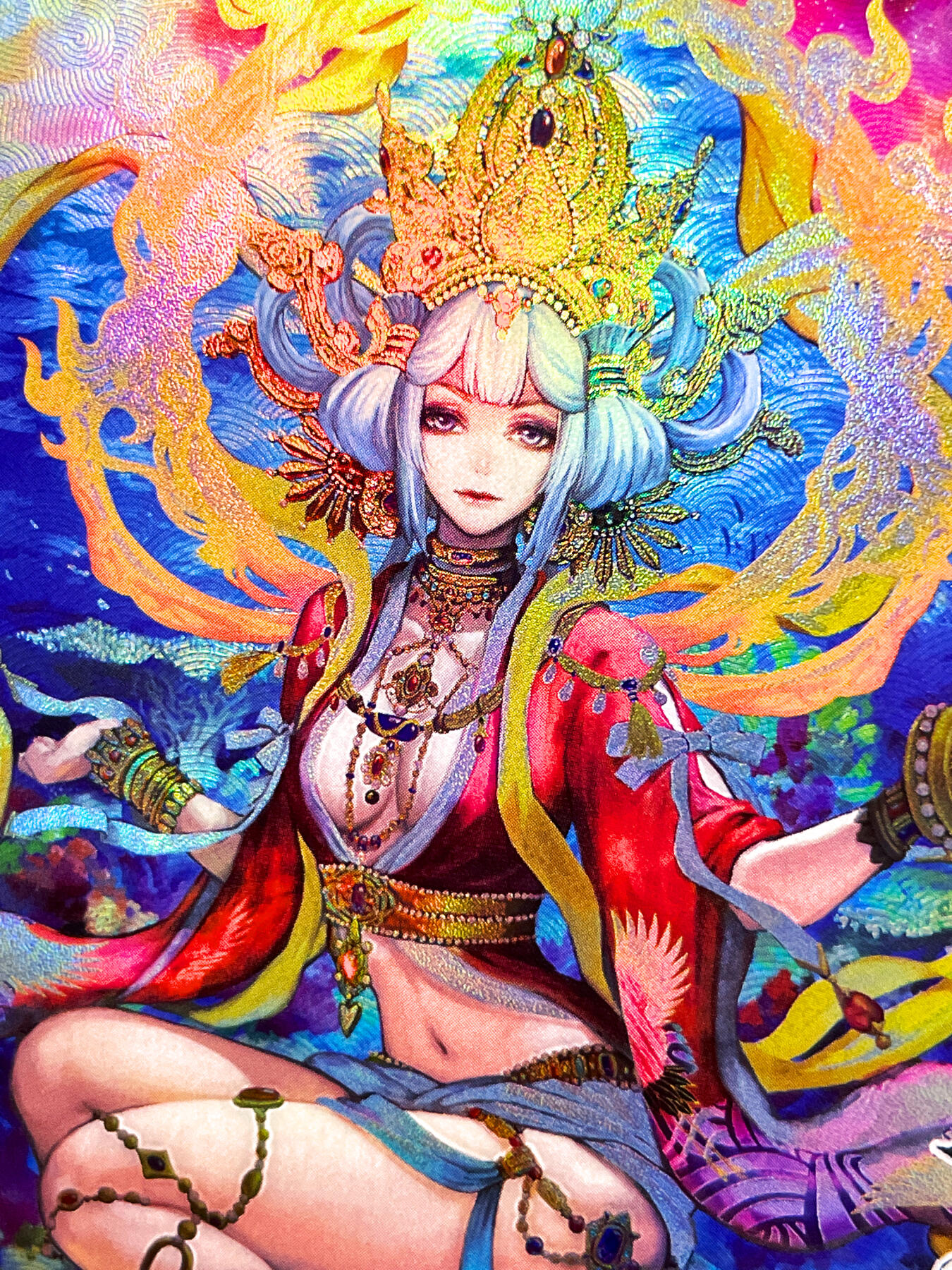 【关注参拍有赠卡】显眼宝29期  奇奇怪怪专场 【带卡砖】驴歪歪巅峰系列散配 个人最爱 巅峰没有之一 【吉祥天女】折光彩闪 63*88