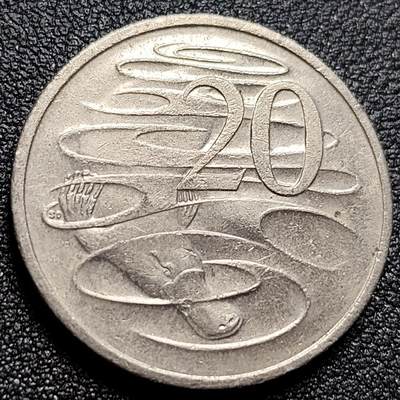 泉币菌-第105场-精品福利场 - 2001年英属澳大利亚20分 伊丽莎白女王  鸭嘴兽  28.5mm
