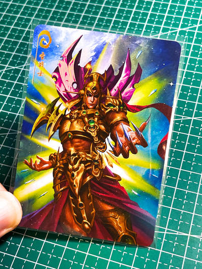 【关注参拍有赠卡】显眼宝29期  奇奇怪怪专场 - 【茉莉重置版 第一弹没规划好超级多核心】封神100 散配一张 圣战士 彩闪工艺 63*88
