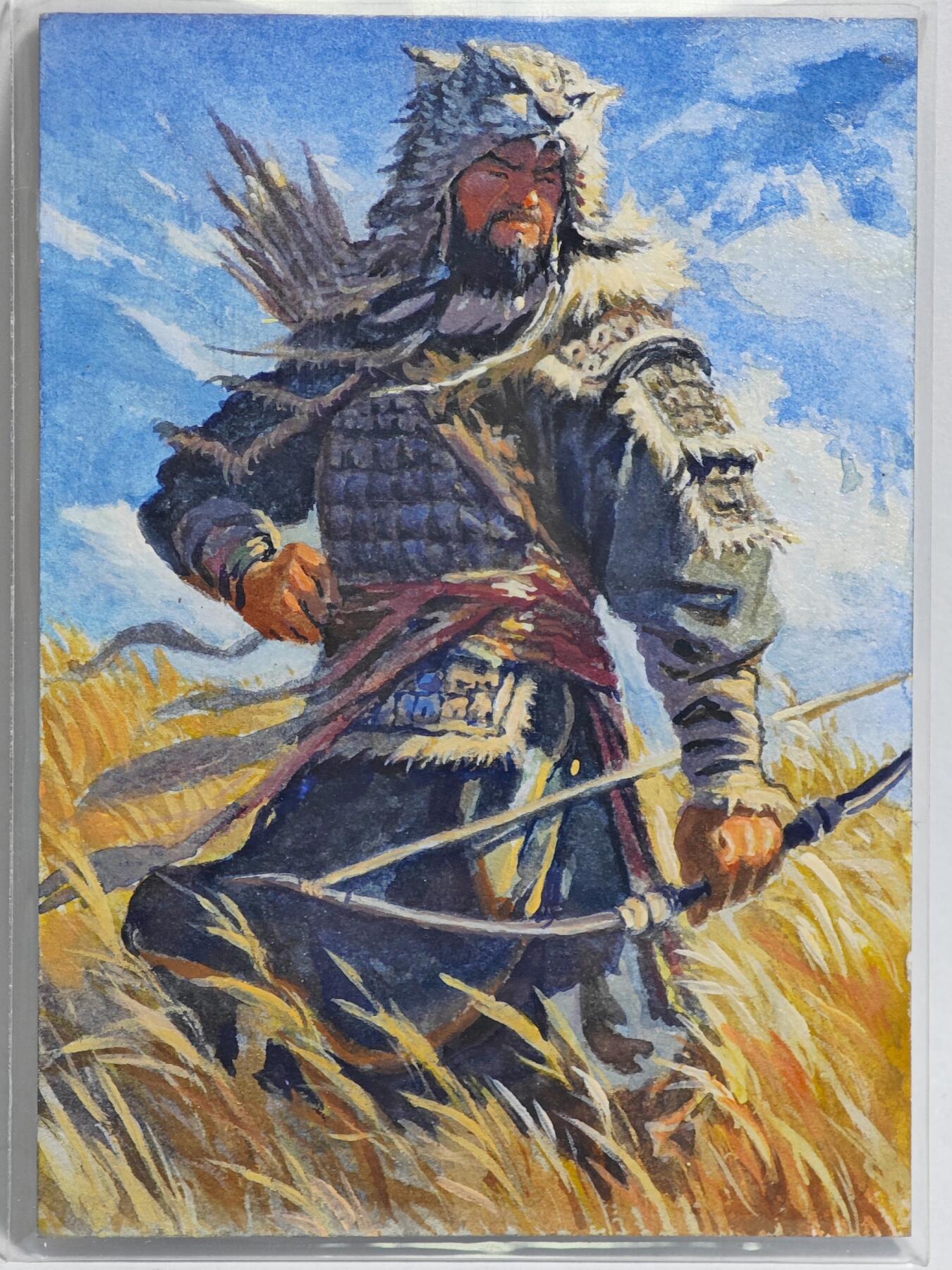 白泽拍卖卡牌手绘专场第23期（中庭淡月照三更，白露洗空河汉明） 2024 boss手绘卡 两头蛇解珍  闲烷亲签