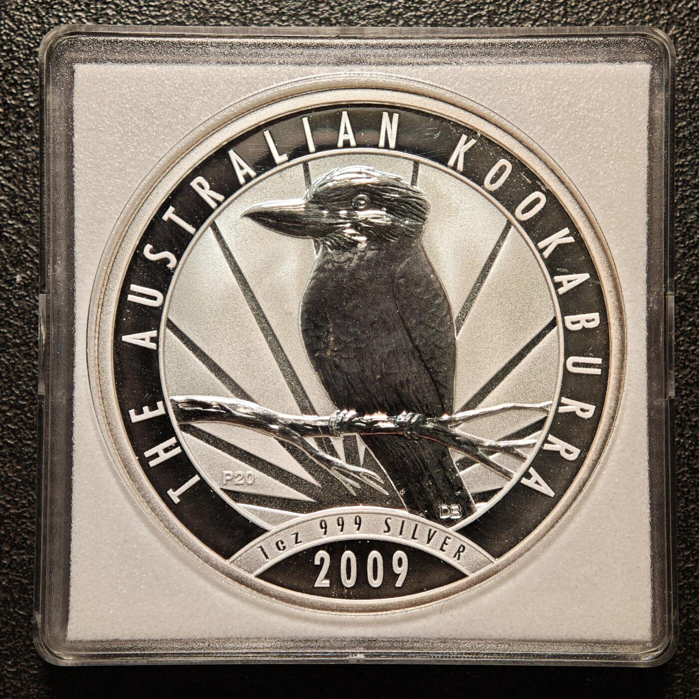 【德藏】世界币章拍卖第144期（拍品征集中~欢迎藏友联系） 2009年 澳大利亚翠鸟1元投资银币 1盎司 999银 直径约：40.4mm