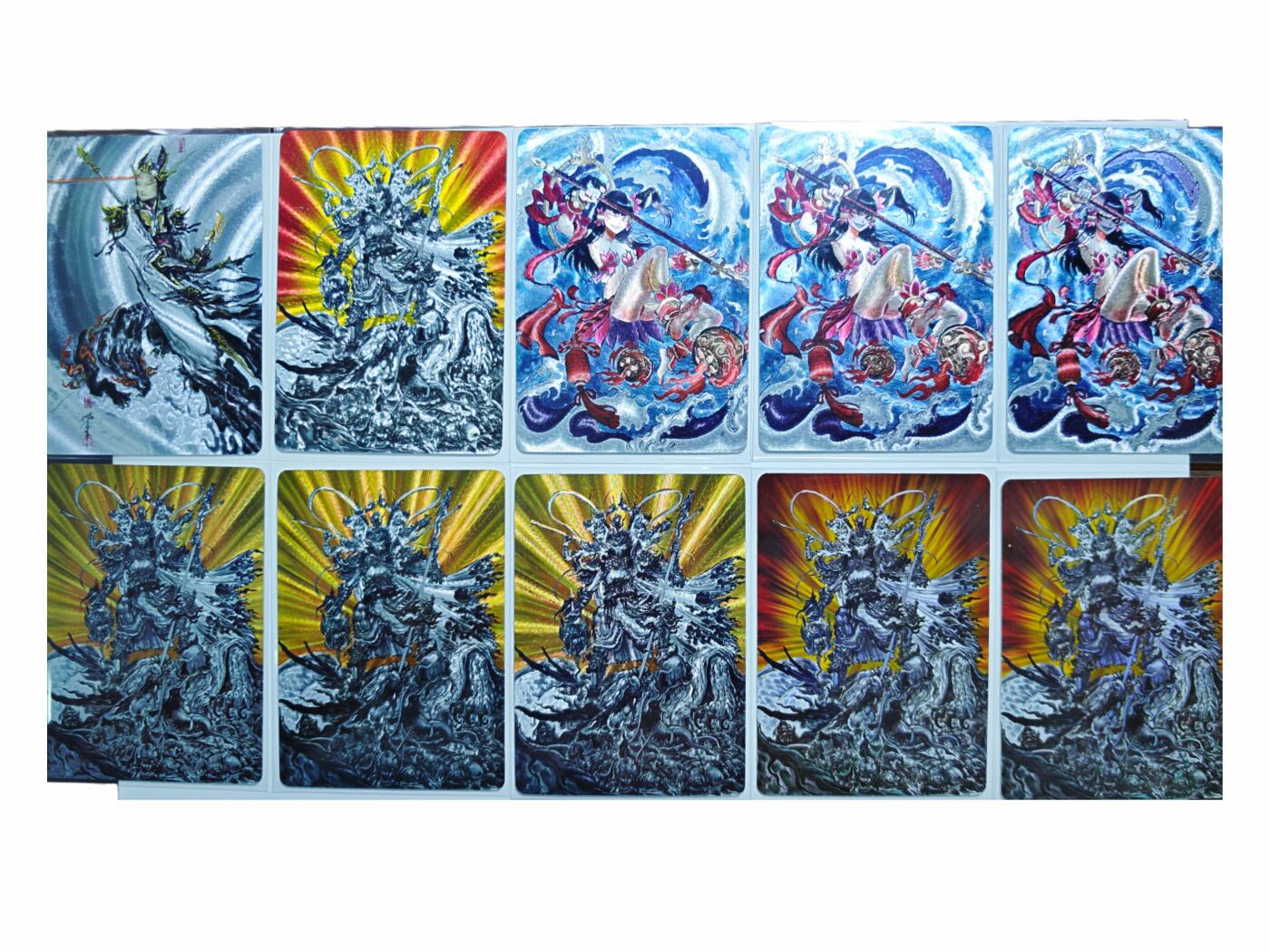 白泽拍卖卡牌手绘专场第23期（中庭淡月照三更，白露洗空河汉明）