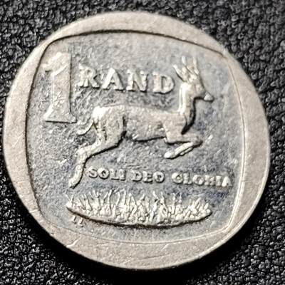 泉币菌-第103场-精品福利场 - 南非1兰特镍币 2008年 跳羚 