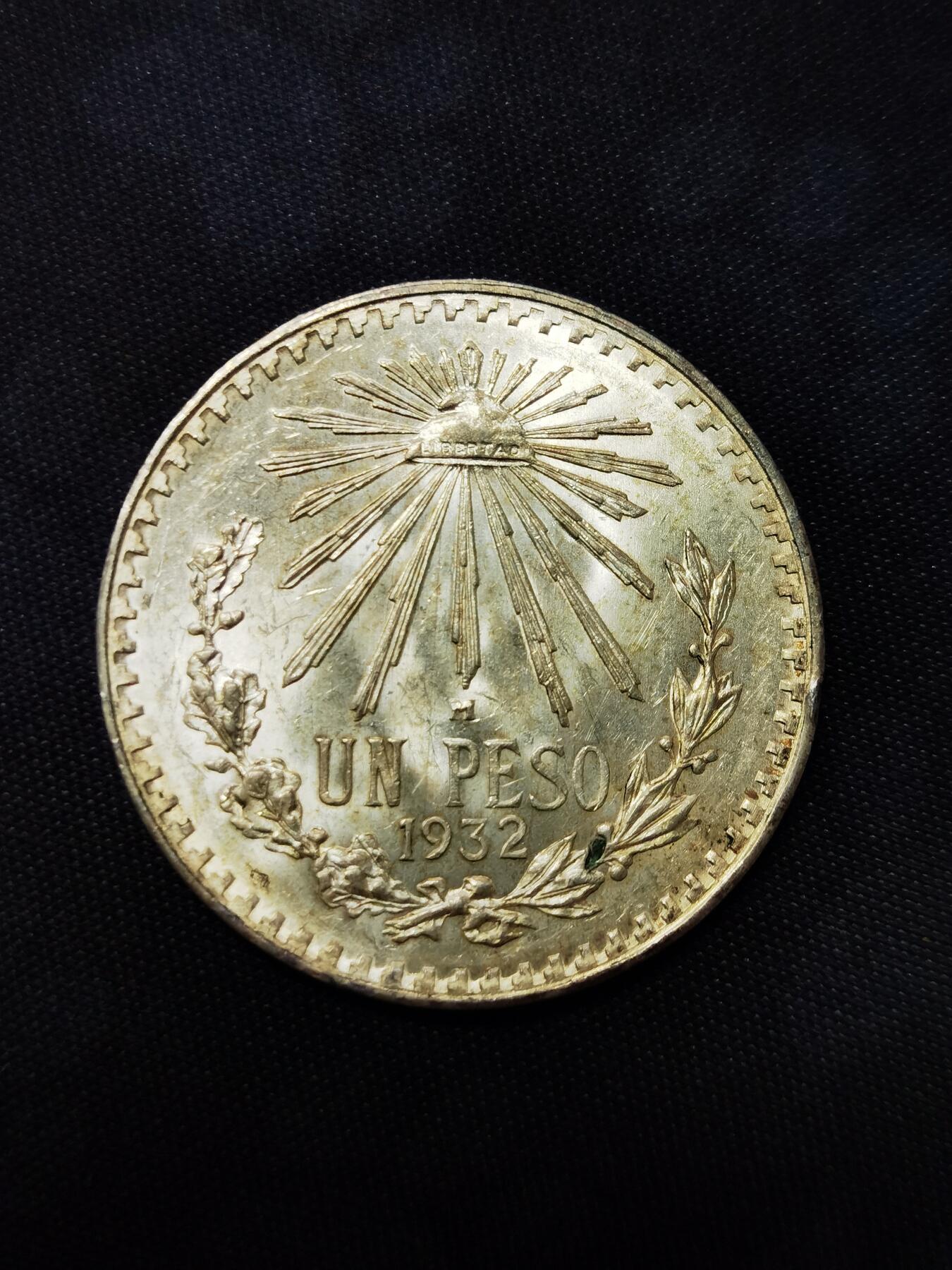 1932年墨西哥鹰洋1比索