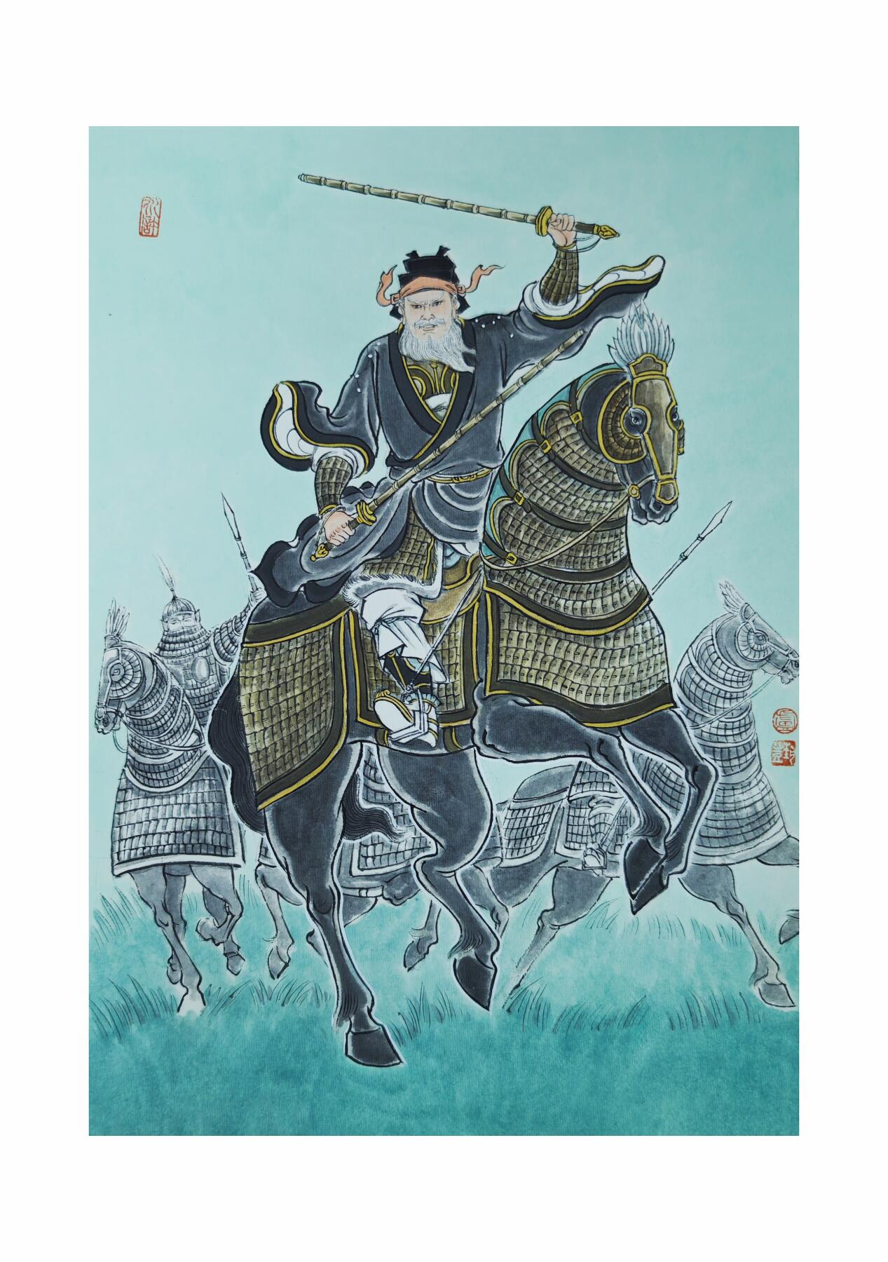 白泽拍卖卡牌手绘专场第23期（中庭淡月照三更，白露洗空河汉明）