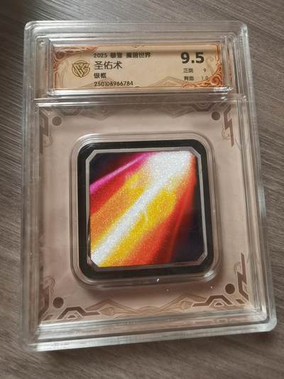 阳大大卡牌拍卖第70期（持续收拍品，周五晚上九点截拍，进群福利早知道） - 【9.5分】暴雪 魔兽世界 圣佑术 银框