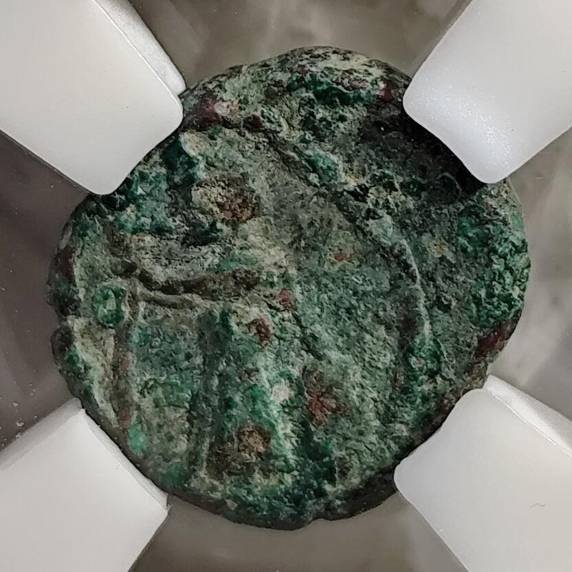 希腊罗马丝路打制币化石【中外钱币放漏】专场！陆小鱼的钱币仓，限时拍卖第076场 埃兰王国 少见无名王铜币/持矛并扶盾的雅典娜
