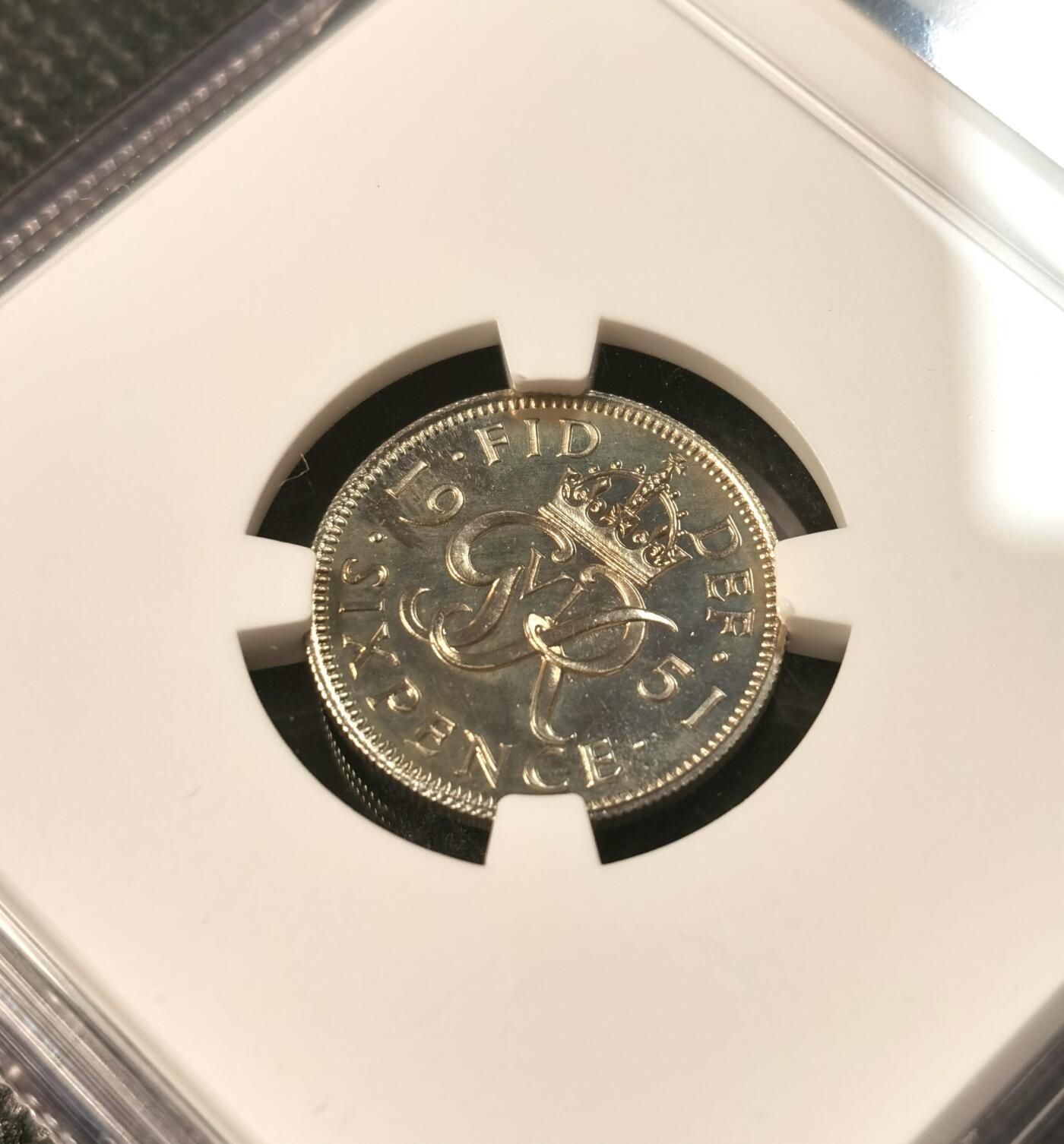 “ 秋敛珍章，方寸留辉” 甄臻铺-秋季小精品场世界币章拍卖（第31期），送拍享返佣金等优惠多多 NGC-PF64-65 英国1951年精制1/4便士到1/2克朗一套