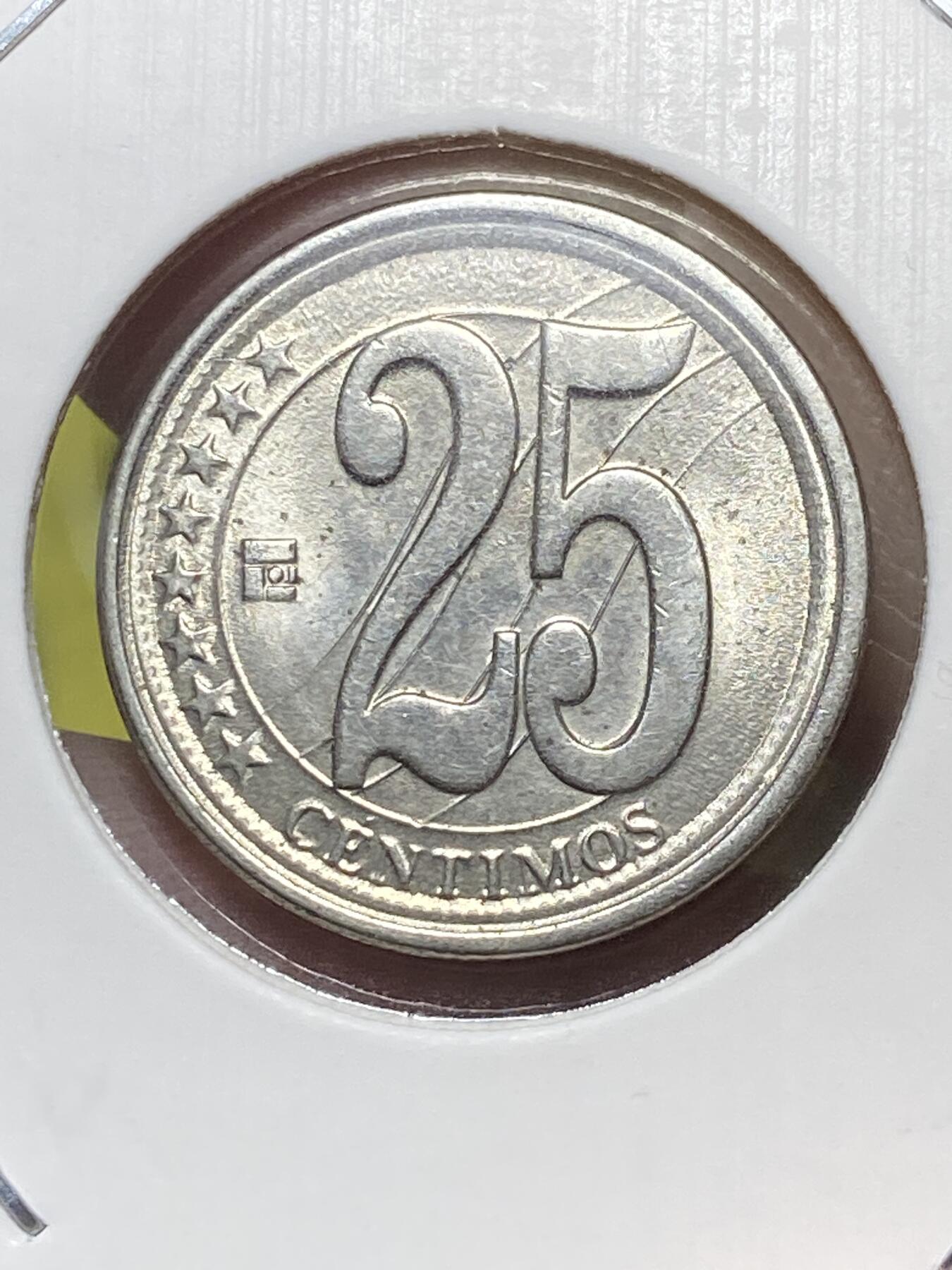 2025年第八十三场(总第一百零九场）外国好品散币(免佣金) 委内瑞拉🇻🇪2007年25分(2007–2012年套币第一版，钢材质版，首发年仅发行2年)