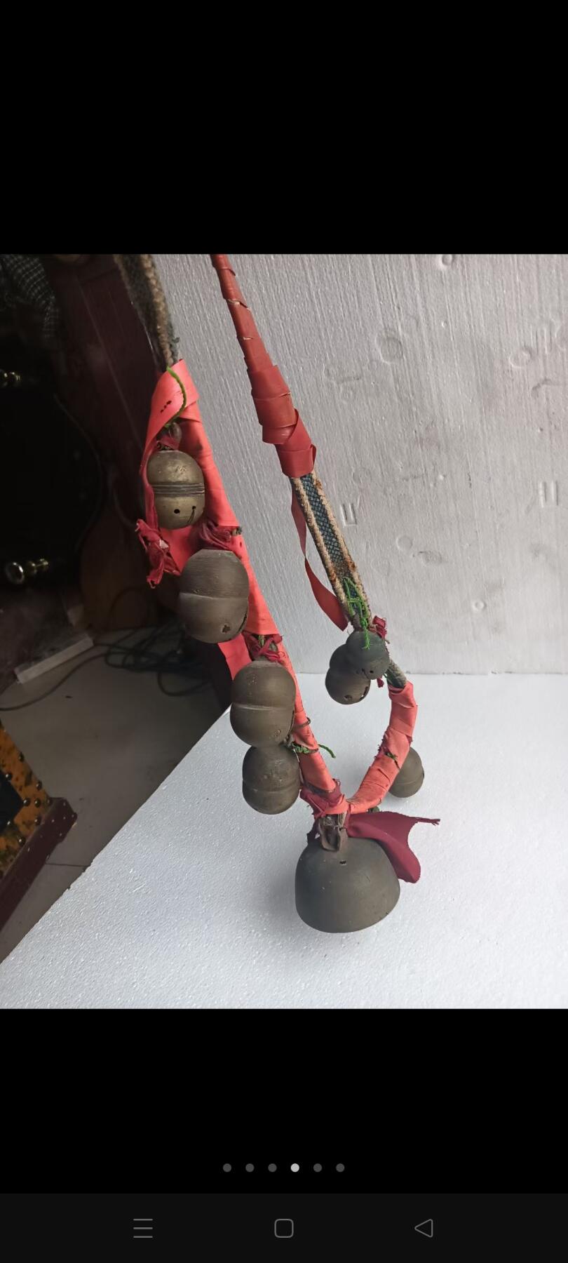 清代马铃铛一串，包铜的，品相如图
