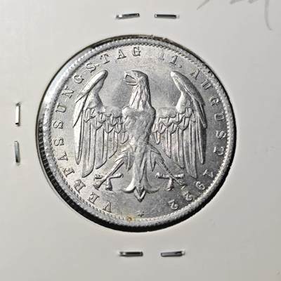 KK钱币收藏小铺 第330期 2月预留时间 周末发货 -  1922德国3马克 好品