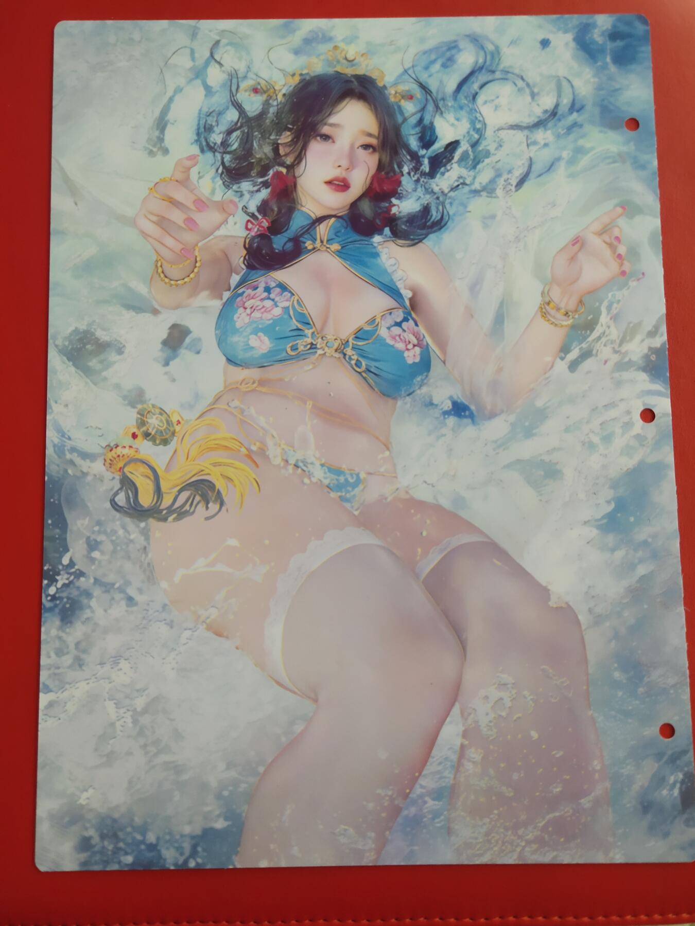 清风卡拍第九期(燎原卡牌为主) 妖姬传九宫卡册挡板一张(小乔)