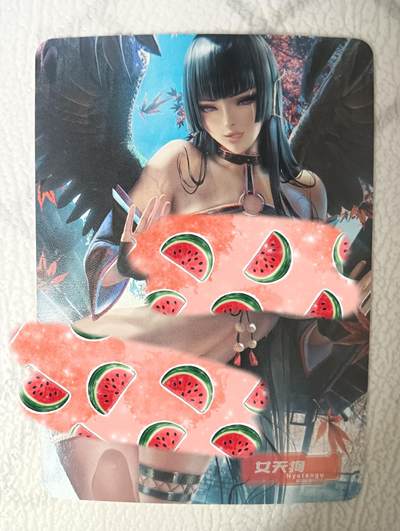 花开卡拍第36期（8月31号周日截拍，品控勿拍!!!拍品不寄存，运费5元，自制卡难免瑕疵，可能存在轻微撞角爆边等出厂瑕疵，品控介意勿拍！） - 女天狗 艺术卡 折光彩闪