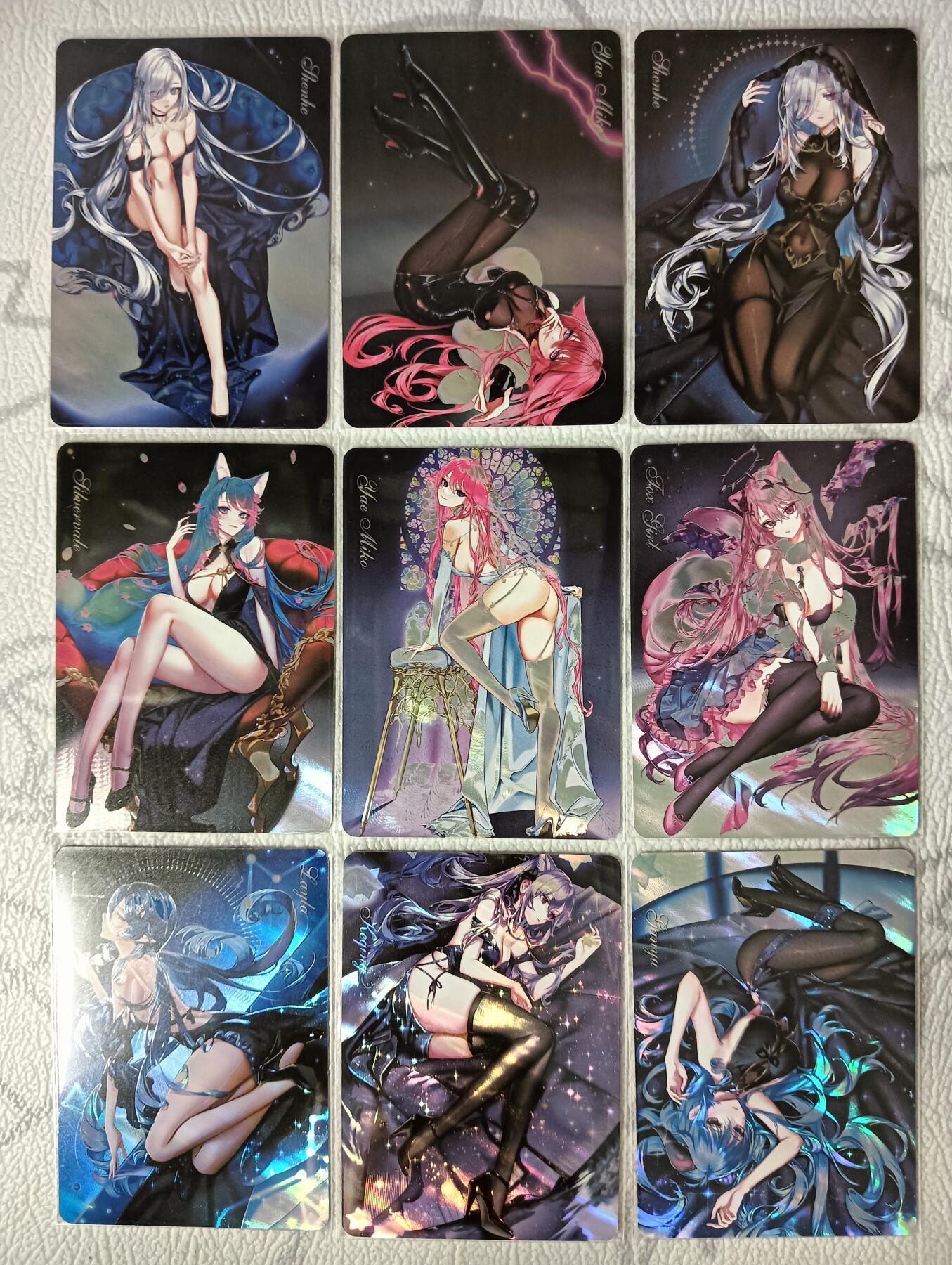 花开卡拍第36期（8月31号周日截拍，品控勿拍!!!拍品不寄存，运费5元，自制卡难免瑕疵，可能存在轻微撞角爆边等出厂瑕疵，品控介意勿拍！）