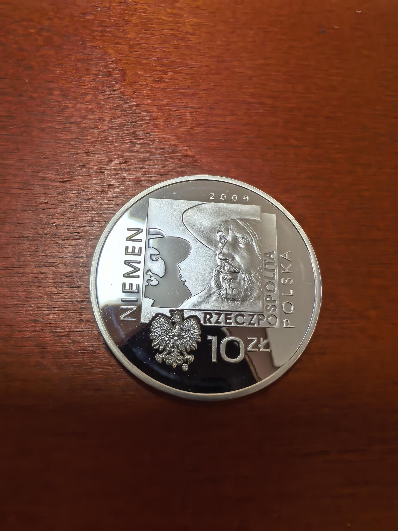 长老汇蛇年精选第四十一场拍卖 2009波兰艺术家切斯瓦夫·尼曼10兹罗提精制银币，14.14克925银