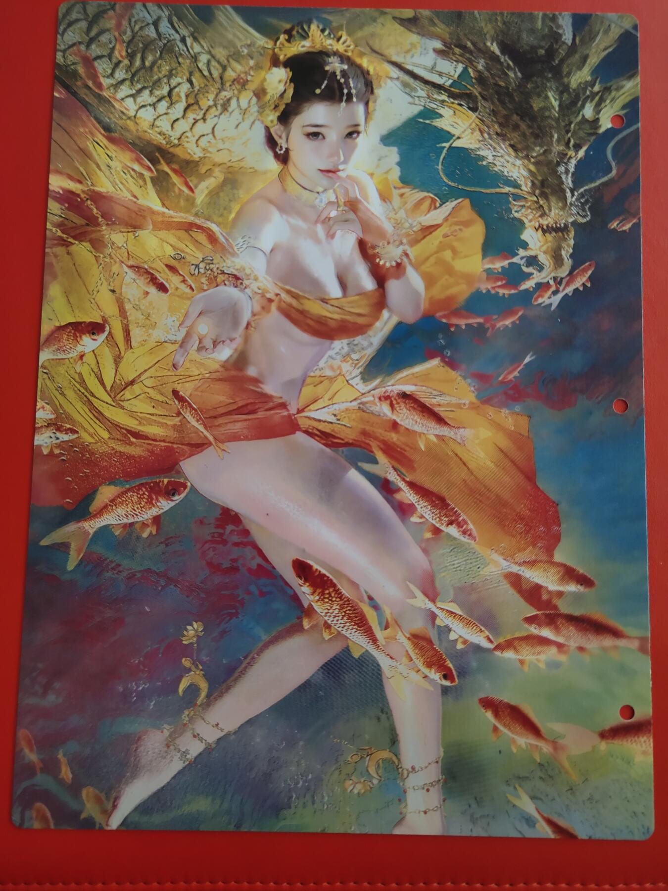 清风卡拍第九期(燎原卡牌为主) 妖姬传九宫卡册挡板一张(神甄宓)