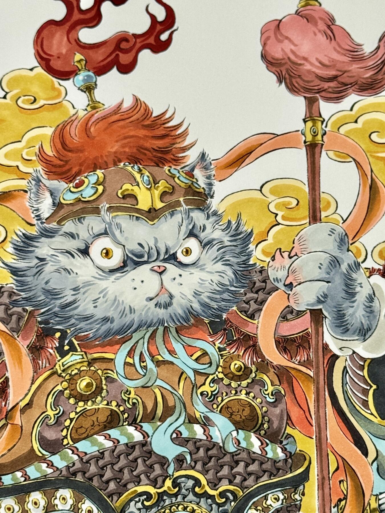 白泽拍卖卡牌手绘专场第23期（中庭淡月照三更，白露洗空河汉明）
