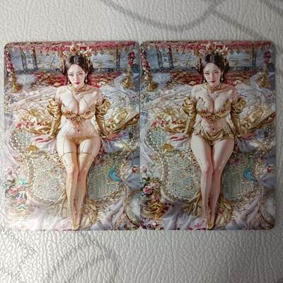 花开卡拍第36期（8月31号周日截拍，品控勿拍!!!拍品不寄存，运费5元，自制卡难免瑕疵，可能存在轻微撞角爆边等出厂瑕疵，品控介意勿拍！） - 妖姬传铁扇公主双服饰普卡一对