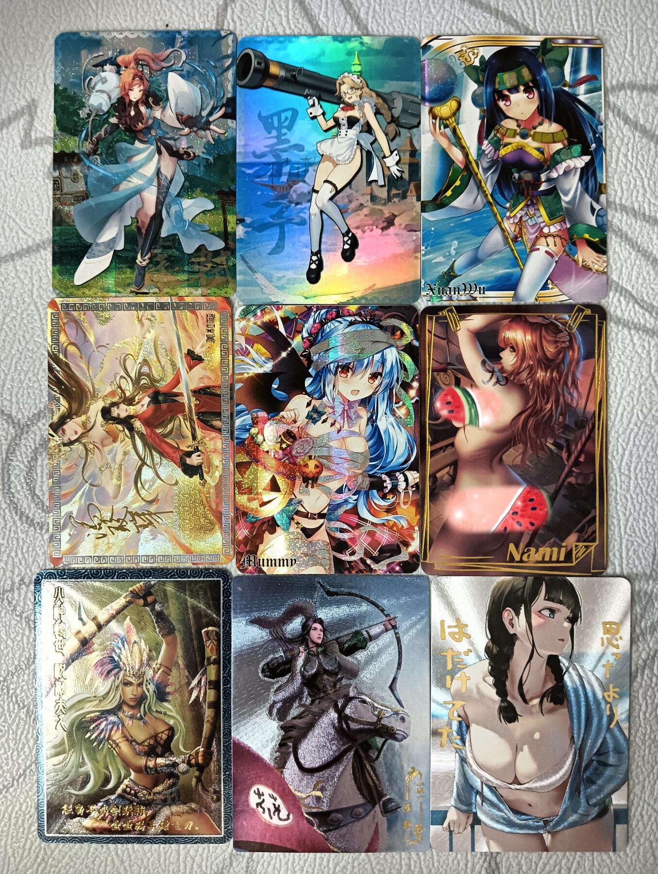 花开卡拍第36期（8月31号周日截拍，品控勿拍!!!拍品不寄存，运费5元，自制卡难免瑕疵，可能存在轻微撞角爆边等出厂瑕疵，品控介意勿拍！）