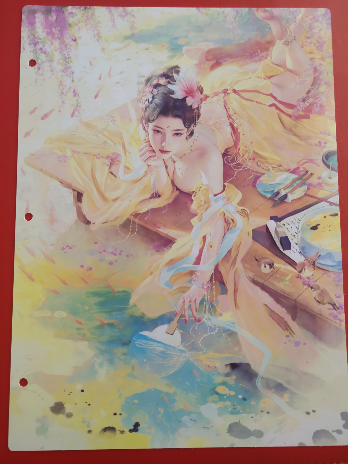 清风卡拍第九期(燎原卡牌为主) 妖姬传九宫卡册挡板一张(上官婉儿)
