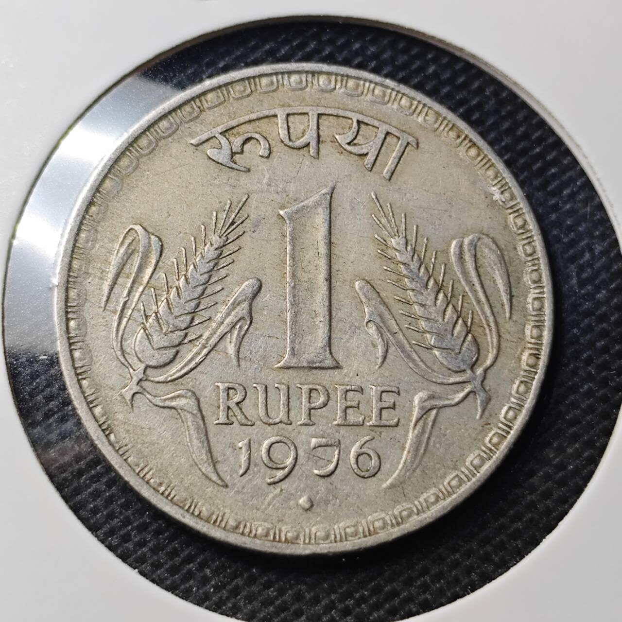KK钱币收藏小铺 第330期 2月预留时间 周末发货  1976印度1卢比大币