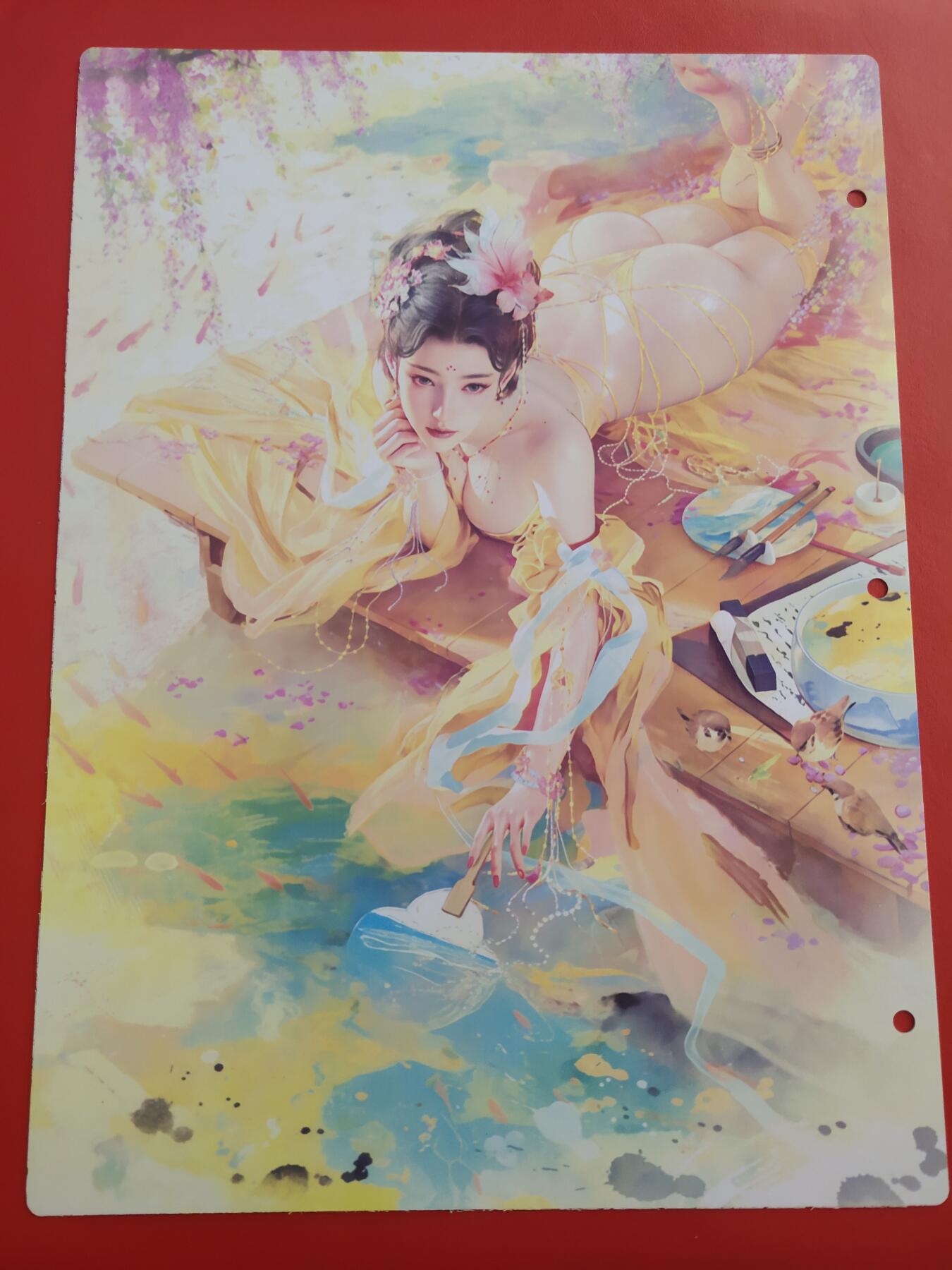 清风卡拍第九期(燎原卡牌为主) 妖姬传九宫卡册挡板一张(上官婉儿)