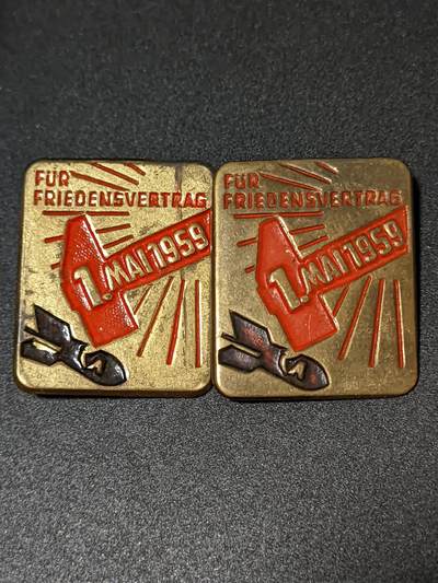 韵星假日拍卖第二十二期 -- Rimey Holidays Auction 22 - 民主德国1959.5.1纪念徽章