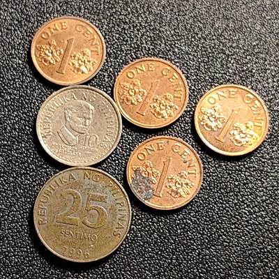 泉币菌-第102场-散币乐园场 - 亚洲币 6枚