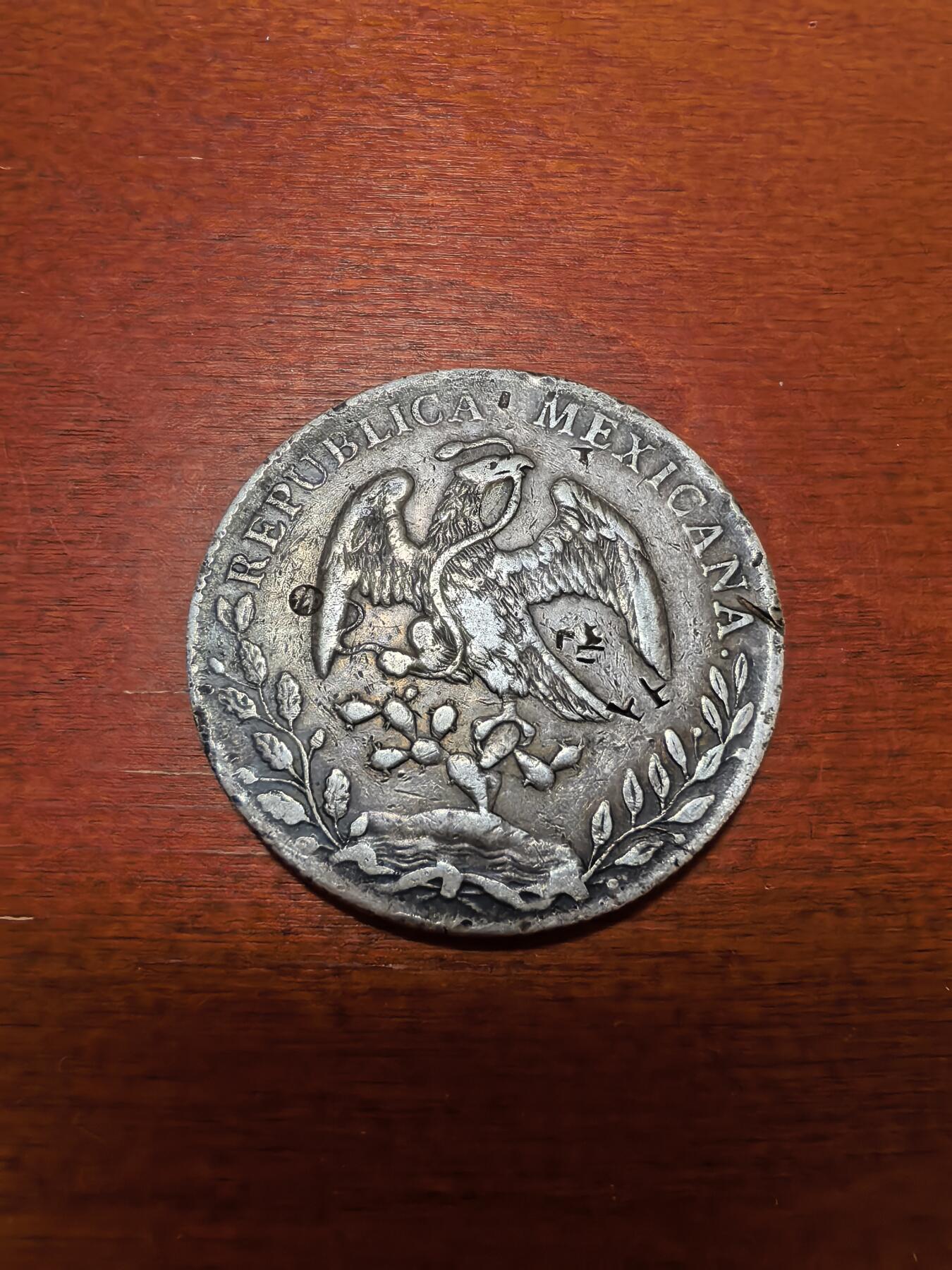 长老汇蛇年精选第四十一场拍卖 1892Mo AM墨西哥8R鹰洋，墨西哥城造币厂，有戳