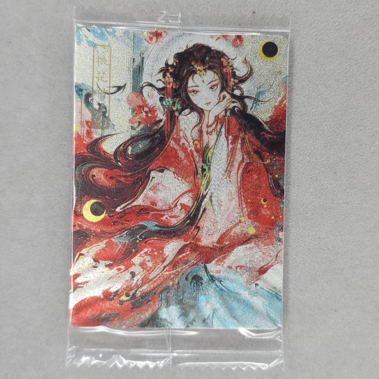 龙虎卡牌第五十二场，小坏熊，你真坏 （无佣金，满120包邮，欢迎送拍） 粗闪卡 可可瑞听 十二花神·桃花神