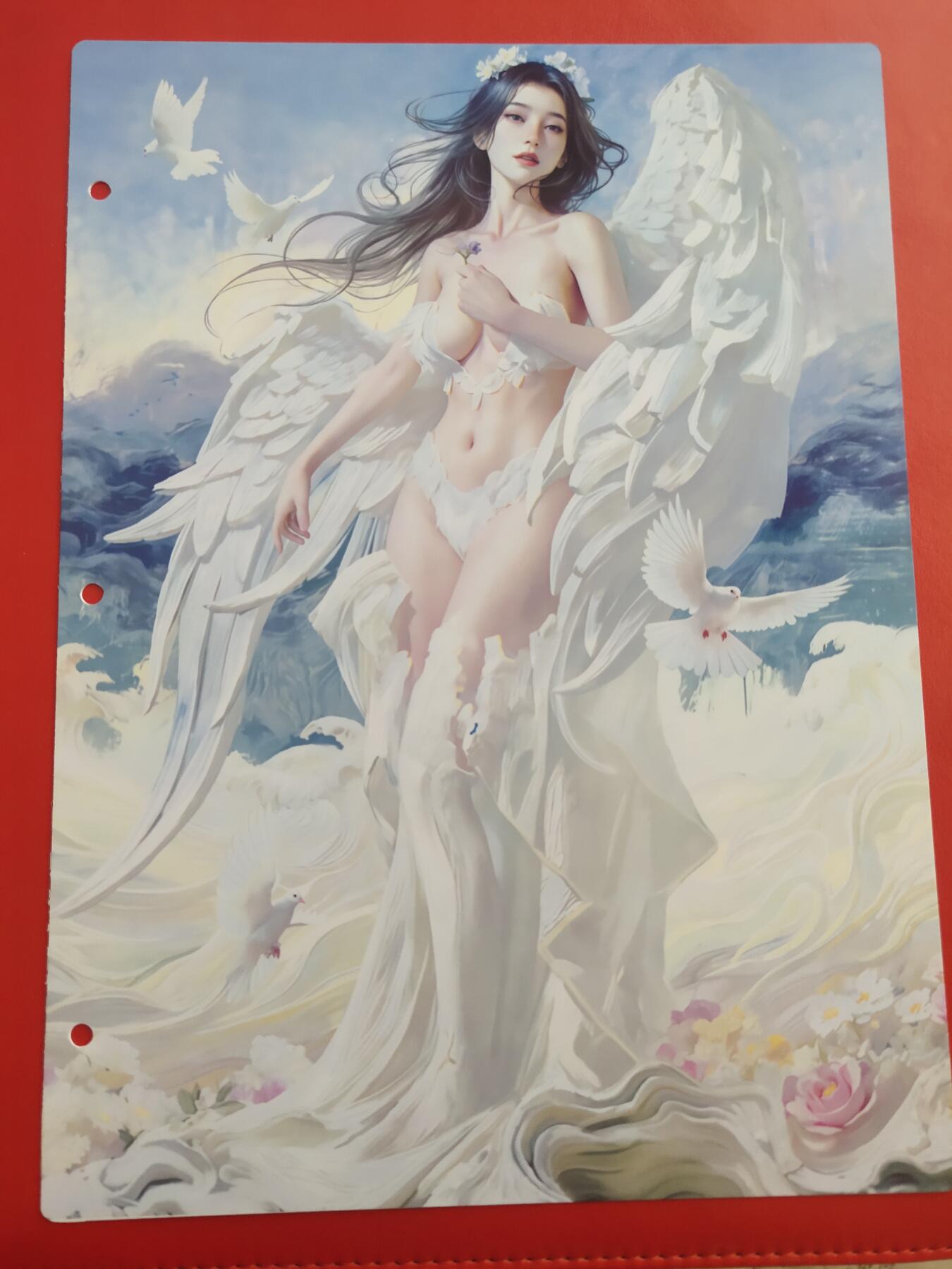 清风卡拍第九期(燎原卡牌为主) 妖姬传九宫卡册挡板一张(精卫)