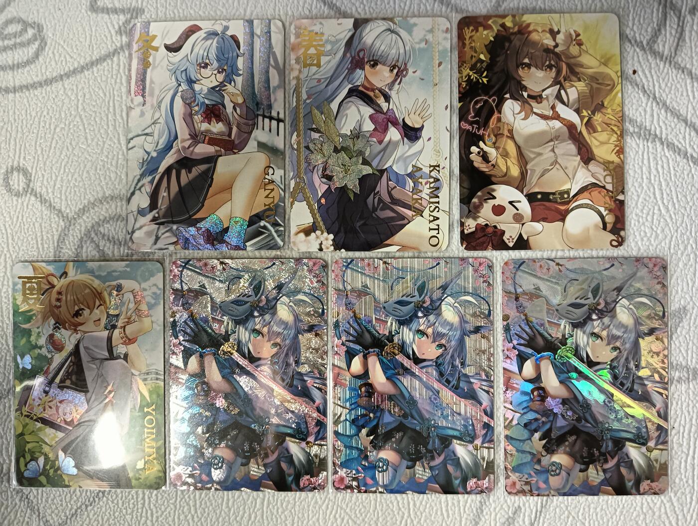 花开卡拍第36期（8月31号周日截拍，品控勿拍!!!拍品不寄存，运费5元，自制卡难免瑕疵，可能存在轻微撞角爆边等出厂瑕疵，品控介意勿拍！）