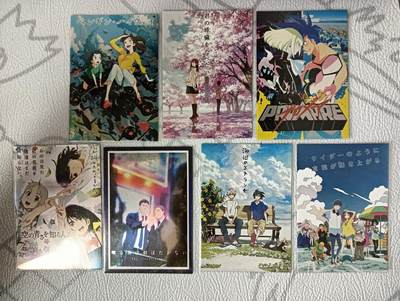 花开卡拍第36期（8月31号周日截拍，品控勿拍!!!拍品不寄存，运费5元，自制卡难免瑕疵，可能存在轻微撞角爆边等出厂瑕疵，品控介意勿拍！） - 日本动漫卡牌 第八弹完结弹7张 银闪