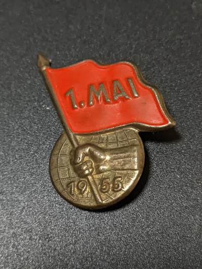 韵星假日拍卖第二十二期 -- Rimey Holidays Auction 22 - 民主德国1955.5.1纪念徽章