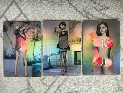 花开卡拍第36期（8月31号周日截拍，品控勿拍!!!拍品不寄存，运费5元，自制卡难免瑕疵，可能存在轻微撞角爆边等出厂瑕疵，品控介意勿拍！） - 嘎嘎鸭卡牌 女仆+OL+贵妇 折光彩闪 有一张是艺术版