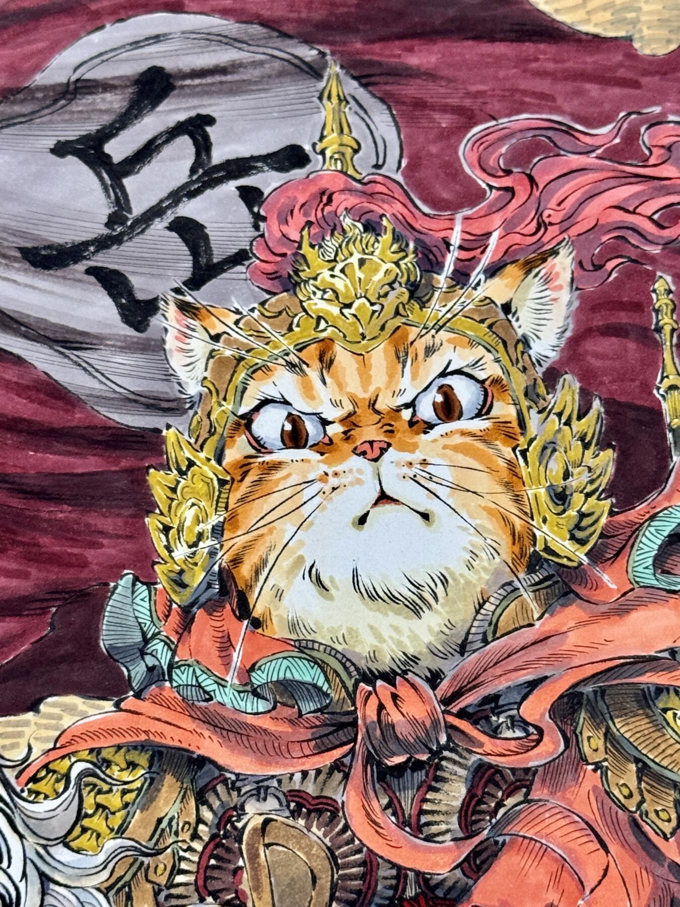 白泽拍卖卡牌手绘专场第23期（中庭淡月照三更，白露洗空河汉明）