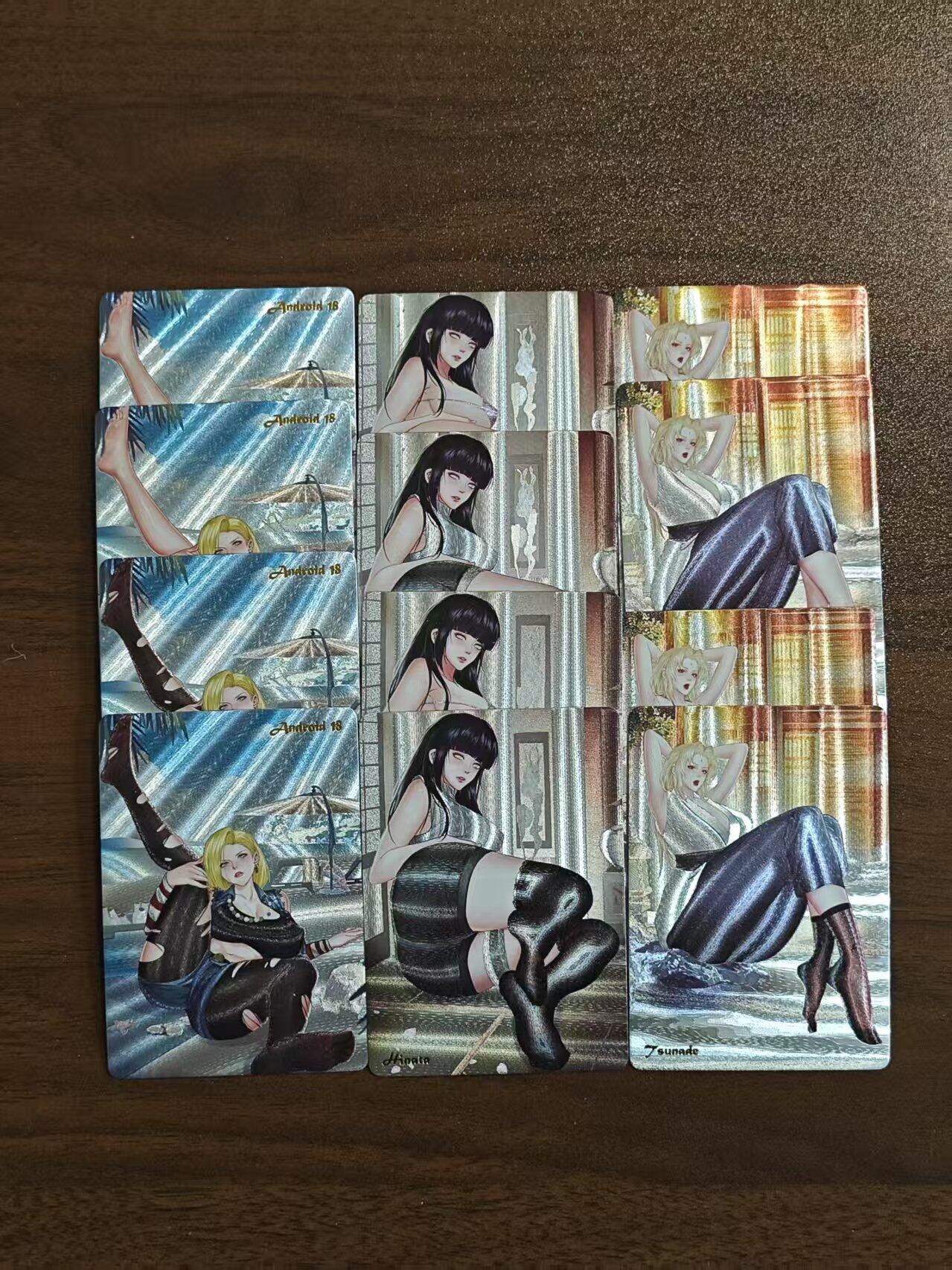 光影卡牌第21期，各家亲签，各家特卡，持续收拍品 逍遥卡牌原创动漫人物粗闪卡，一套12张