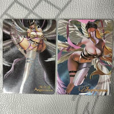 花开卡拍第36期（8月31号周日截拍，品控勿拍!!!拍品不寄存，运费5元，自制卡难免瑕疵，可能存在轻微撞角爆边等出厂瑕疵，品控介意勿拍！） - 天女兽卡牌 捆绑天女兽+天使天女兽 大雷霸气 粗闪