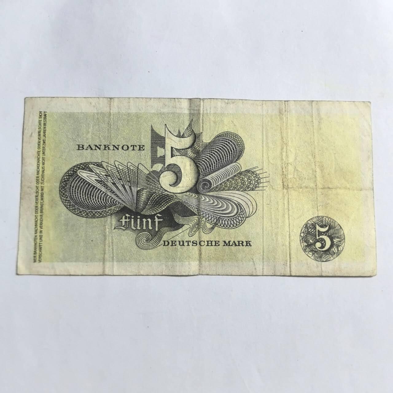 各国外币第91期 联邦德国5马克 1948年