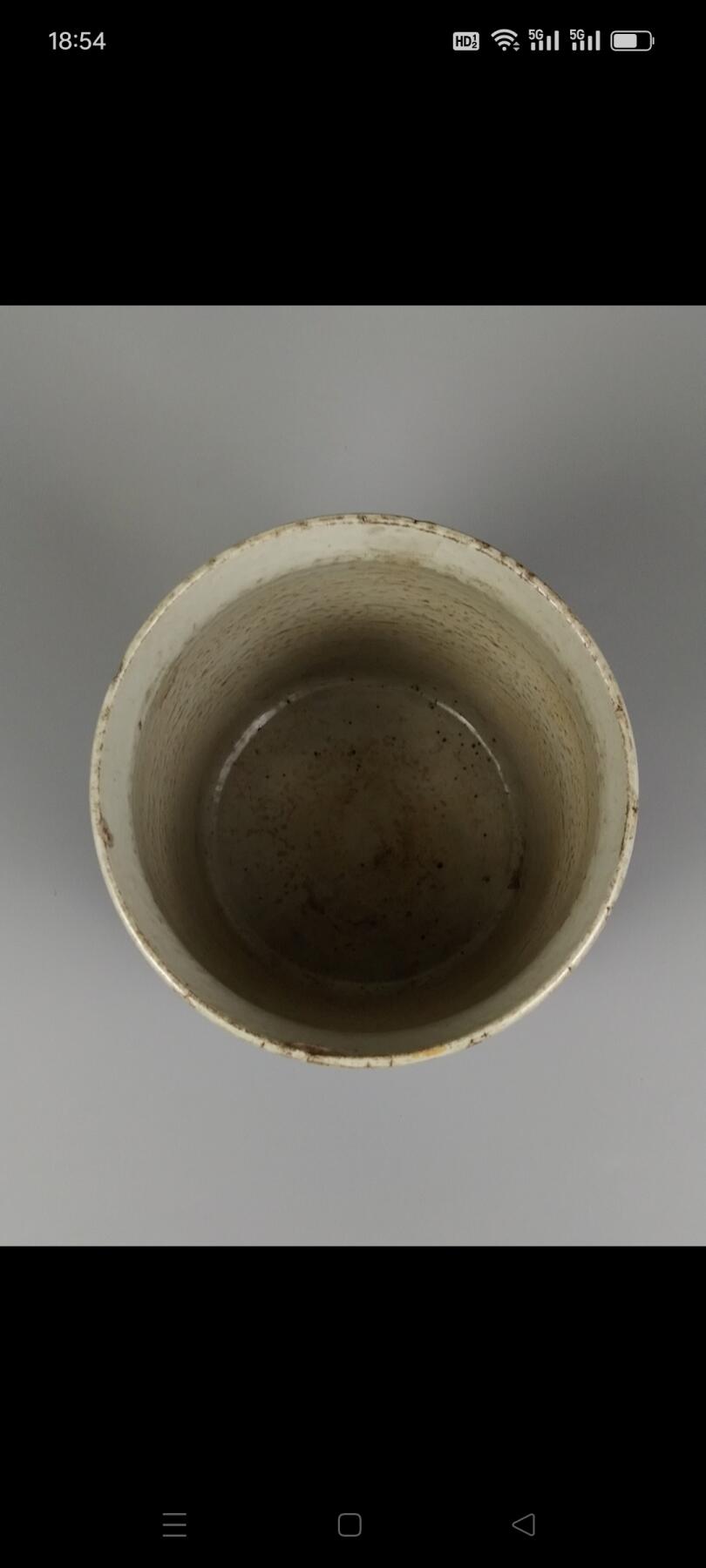 清代 郎窑红瓷笔筒，器型规正，色彩绚丽、红艳鲜明，实拍如图！