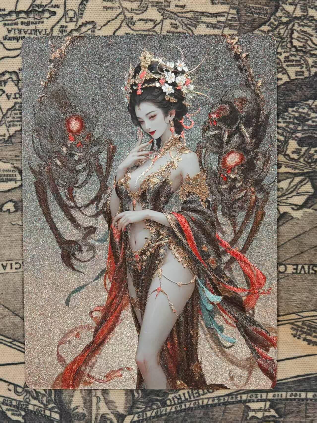 龙虎卡牌第五十二场，小坏熊，你真坏 （无佣金，满120包邮，欢迎送拍） 粗闪卡 星宿文创 妖仙奇缘7