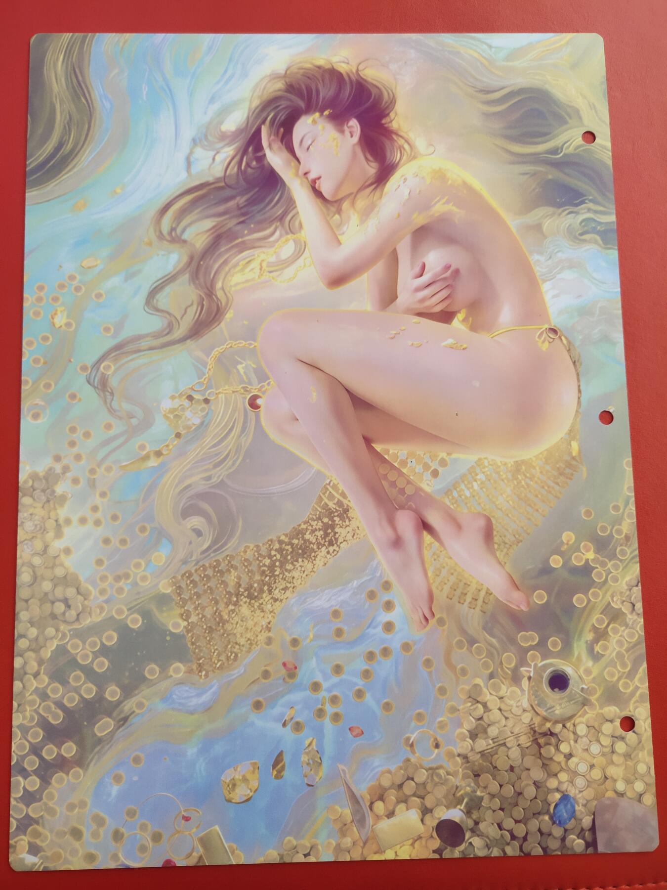 清风卡拍第九期(燎原卡牌为主) 妖姬传九宫卡册挡板一张(金灵仙子)