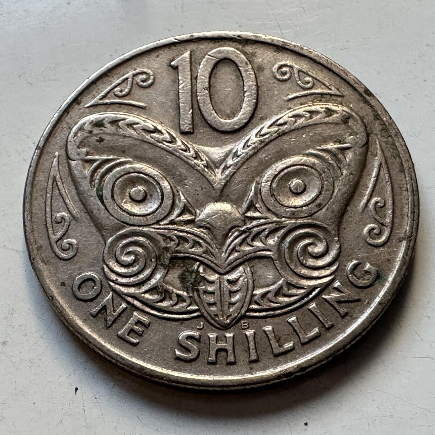 🌹外币初藏🌹🐯2025年第95场  每周二四六晚8️⃣点 接代拍 新西兰1969年十分一先令双面值
