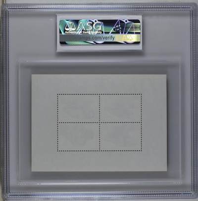 洪涛臻品批发群 精选邮票限时拍卖第1119期  T121M名楼小型张一枚，asg评级90OG，评级费200+，90高分收藏首选，注意抄底捡漏