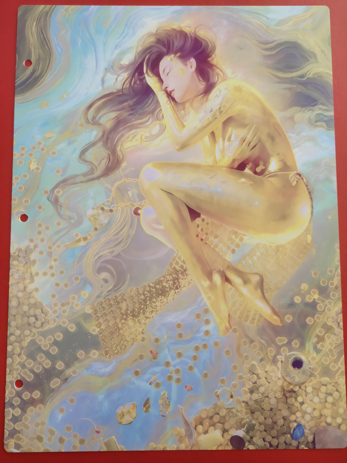 清风卡拍第九期(燎原卡牌为主) 妖姬传九宫卡册挡板一张(金灵仙子)