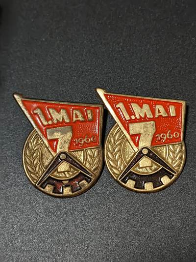 韵星假日拍卖第二十二期 -- Rimey Holidays Auction 22 - 民主德国1960.5.1纪念徽章