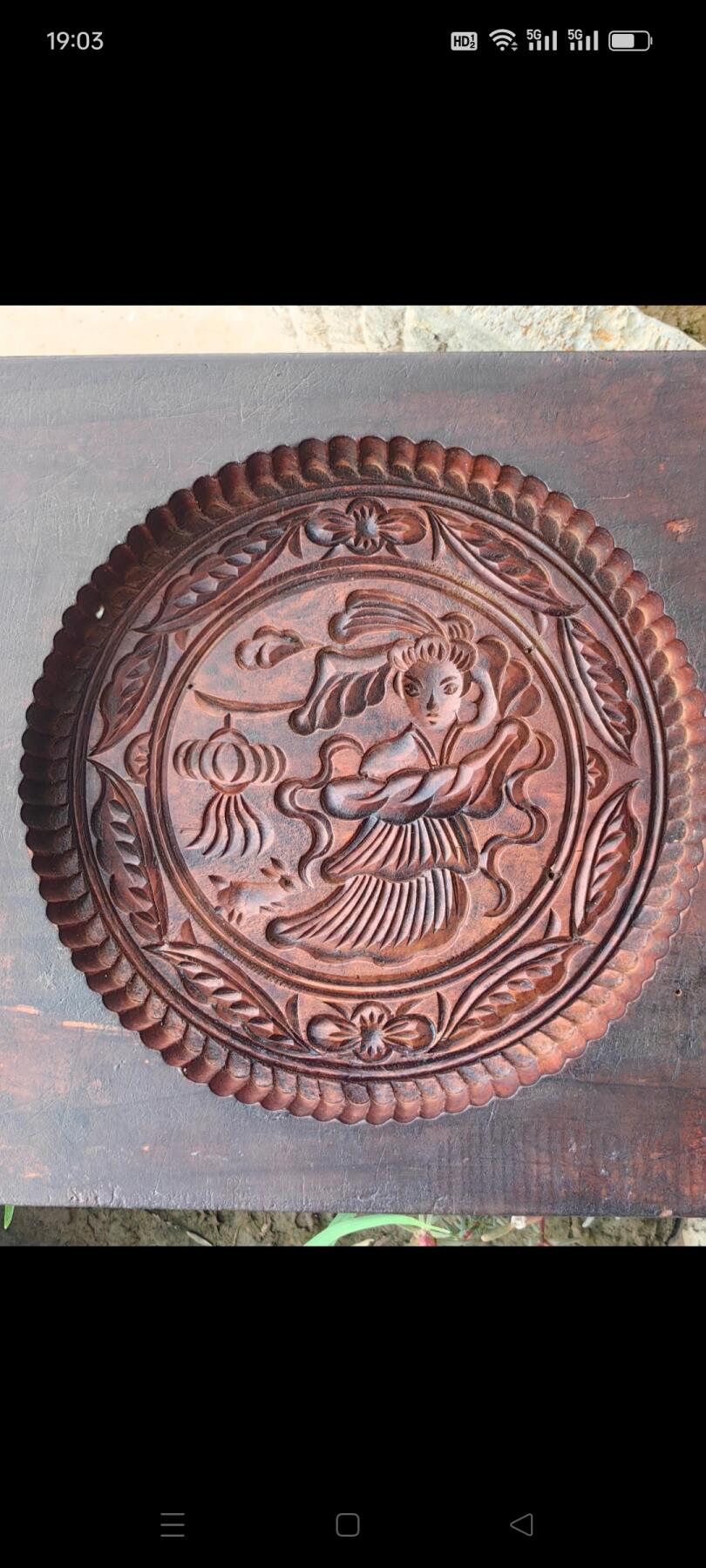 特大老模具  月饼模子  糕点模具  老物件  茶空间美学  尺寸：38.5×27.5×4  品相完好、雕工精致、包浆厚重、空间陈设！